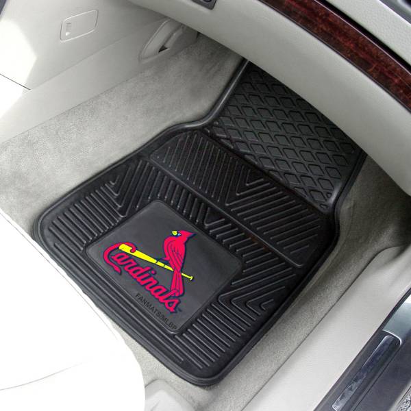 St. Louis Cardinals Heavy Duty Vinyl Car Mats 2-Pack