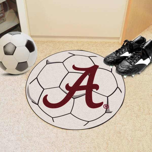 Alabama Crimson Tide Soccer Ball Mat