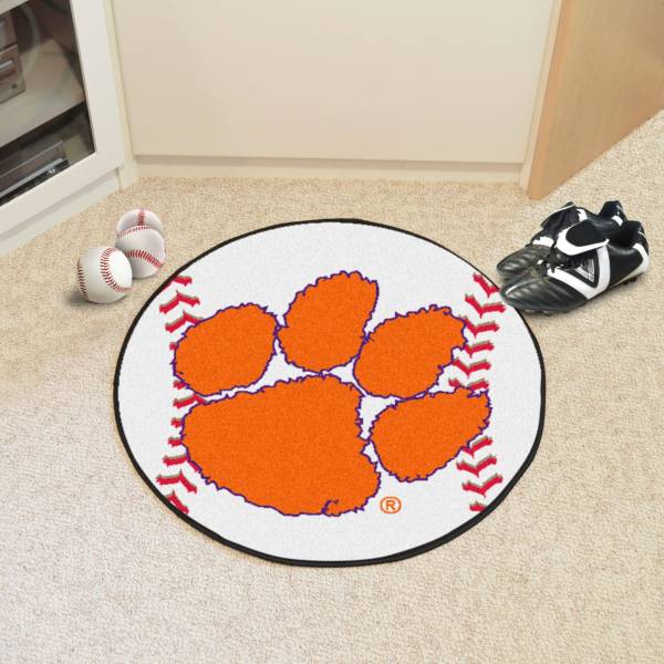 FANMATS Clemson Tigers Baseball Mat