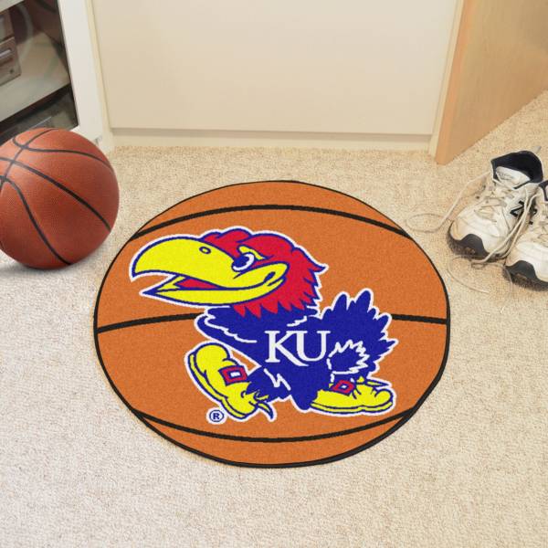 FANMATS Kansas Jayhawks Basketball Mat