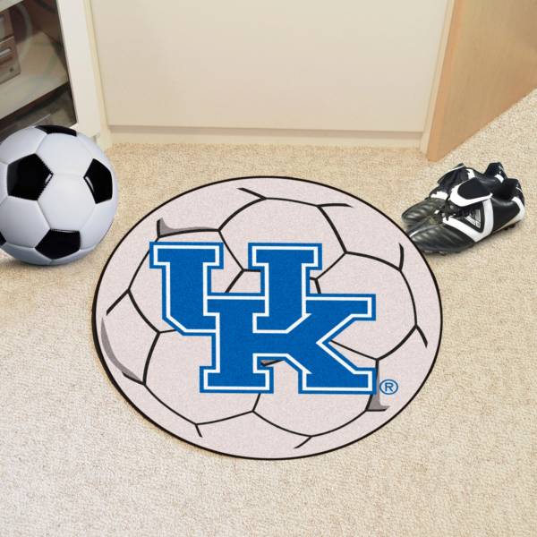 FANMATS Kentucky Wildcats Soccer Ball Mat