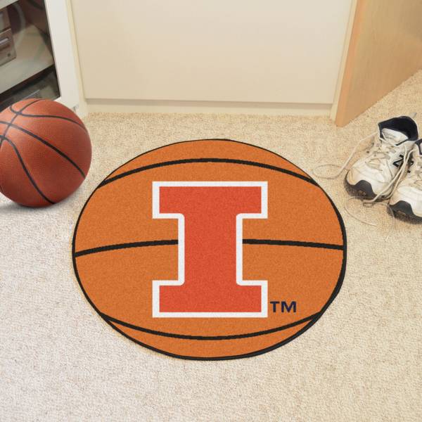 Illinois Fighting Illini Basketball Mat