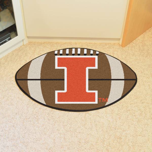 Illinois Fighting Illini Football Mat