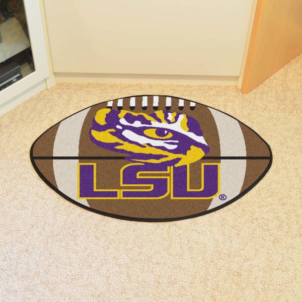 FANMATS LSU Tigers Football Mat