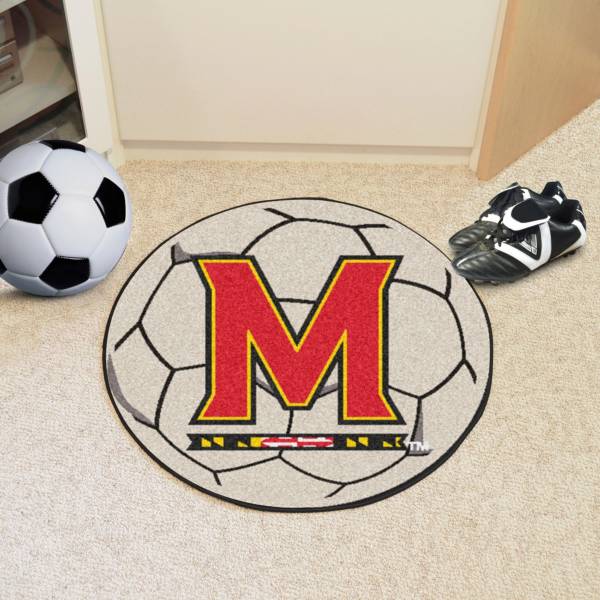 FANMATS Maryland Terrapins Soccer Ball Mat