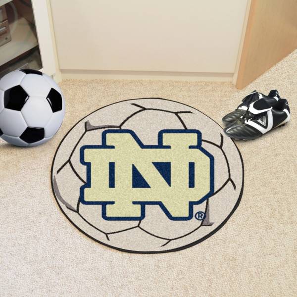 FANMATS Notre Dame Fighting Irish Soccer Ball Mat