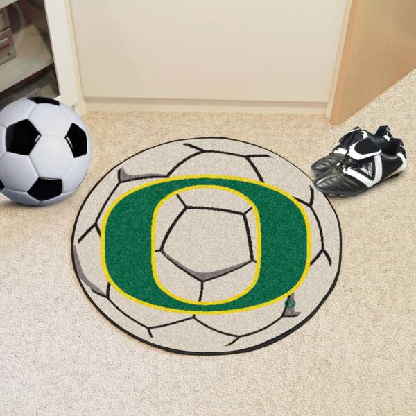 Oregon Ducks Soccer Ball Mat