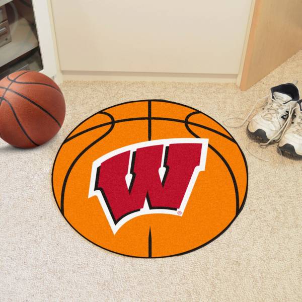 FANMATS Wisconsin Badgers Basketball Mat