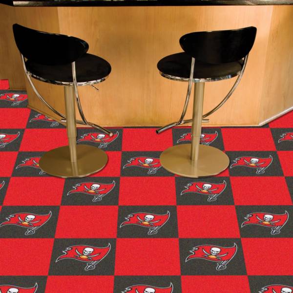 FANMATS Tampa Bay Buccaneers Team Carpet Tiles