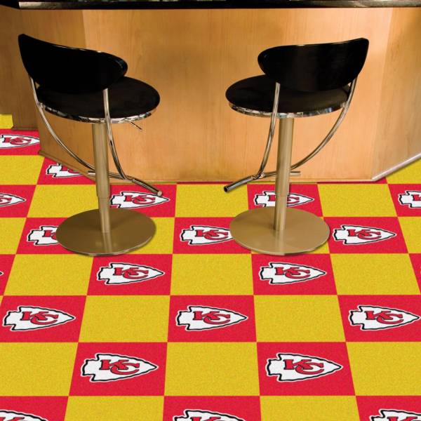 FANMATS Kansas City Chiefs Team Carpet Tiles product image