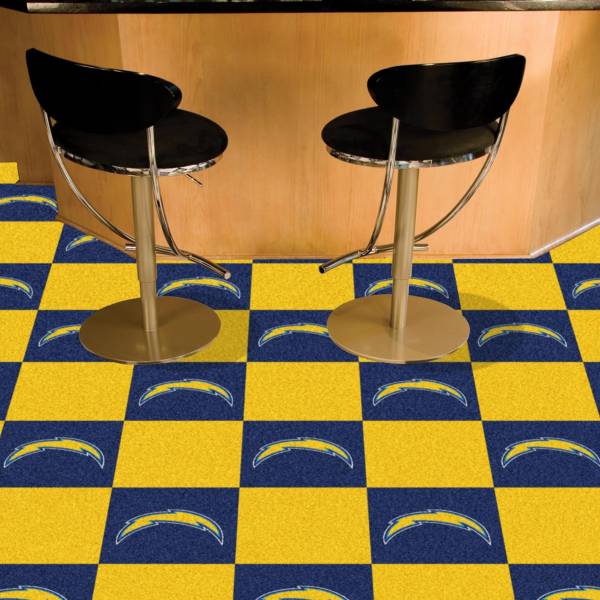 Los Angeles Chargers Team Carpet Tiles