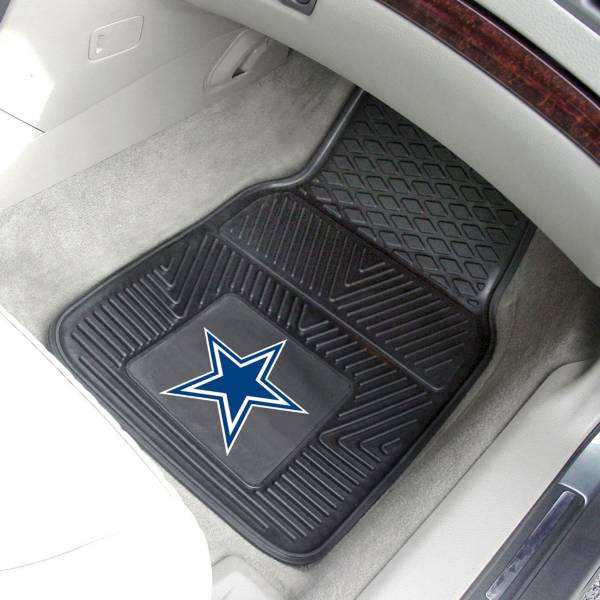 FANMATS Dallas Cowboys 2-Piece Heavy Duty Vinyl Car Mat Set