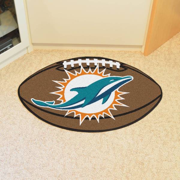 FANMATS Miami Dolphins Football Mat