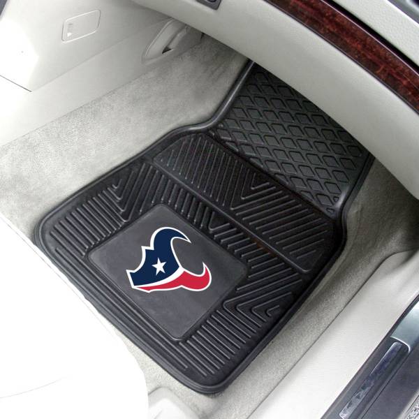 FANMATS Houston Texans 2-Piece Heavy Duty Vinyl Car Mat Set