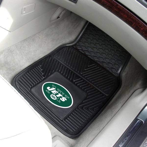 New York Jets 2-Piece Heavy Duty Vinyl Car Mat Set