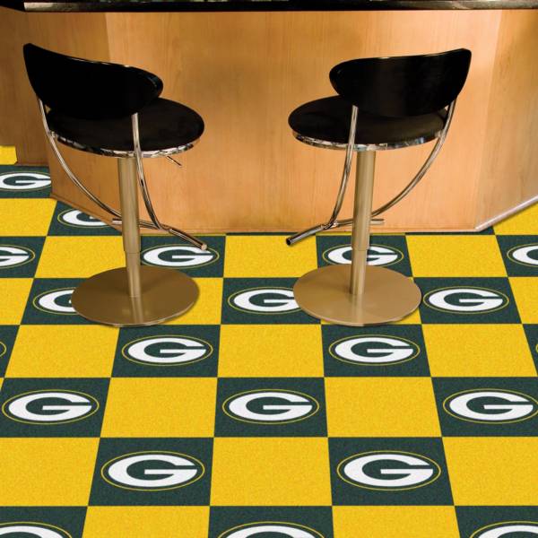 FANMATS Green Bay Packers Team Carpet Tiles