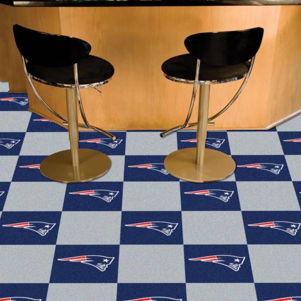 FANMATS New England Patriots Team Carpet Tiles