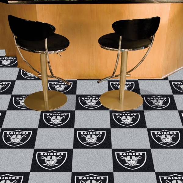 FANMATS Las Vegas Raiders Team Carpet Tiles