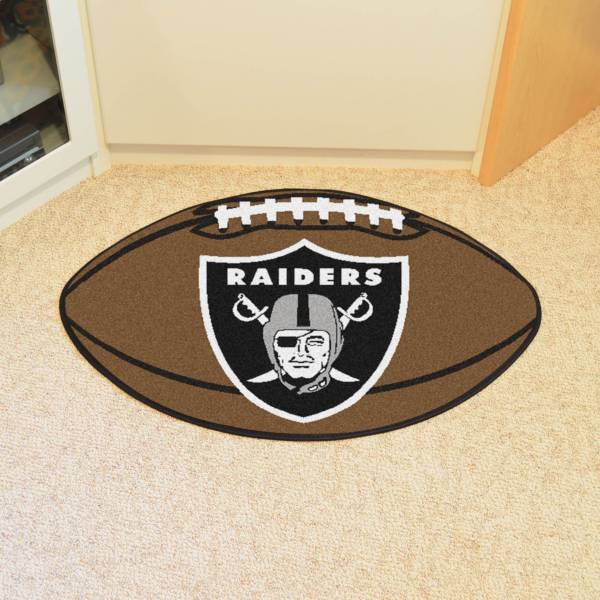 FANMATS Las Vegas Raiders Football Mat