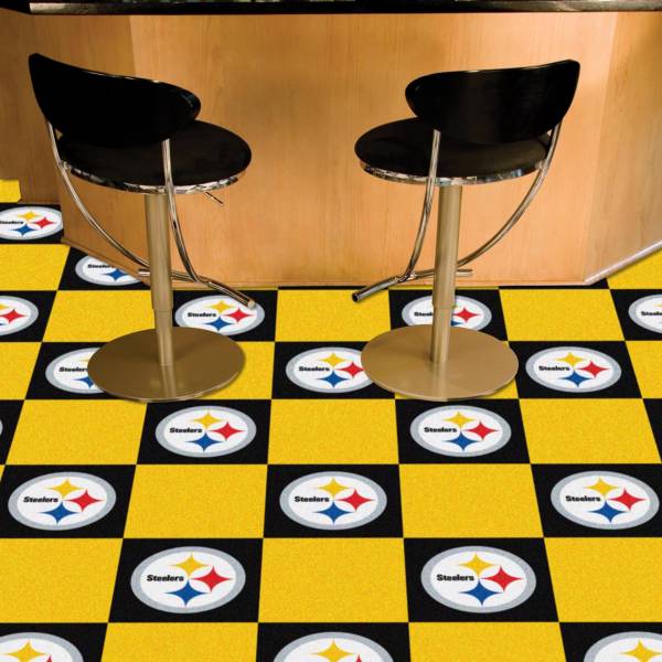 FANMATS Pittsburgh Steelers Team Carpet Tiles