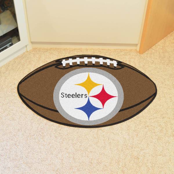 FANMATS Pittsburgh Steelers Football Mat