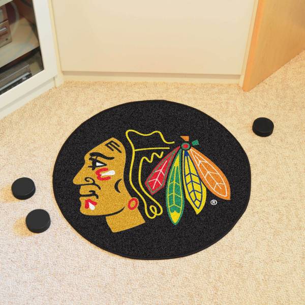 Chicago Blackhawks Puck Mat