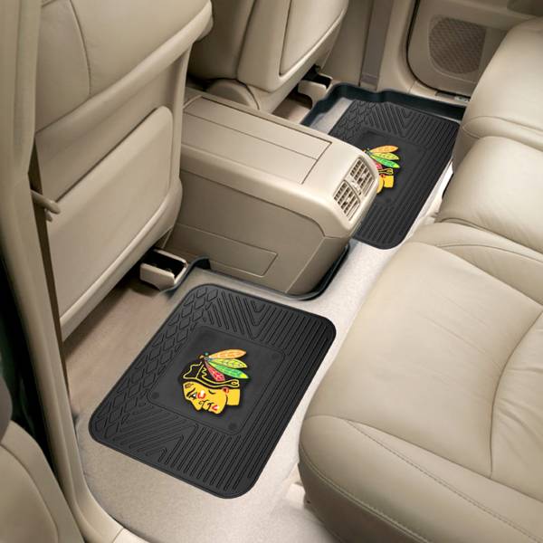 Chicago Blackhawks Two Pack Backseat Utility Mats