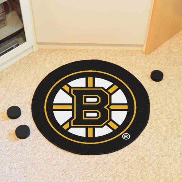 FANMATS Boston Bruins Puck Mat