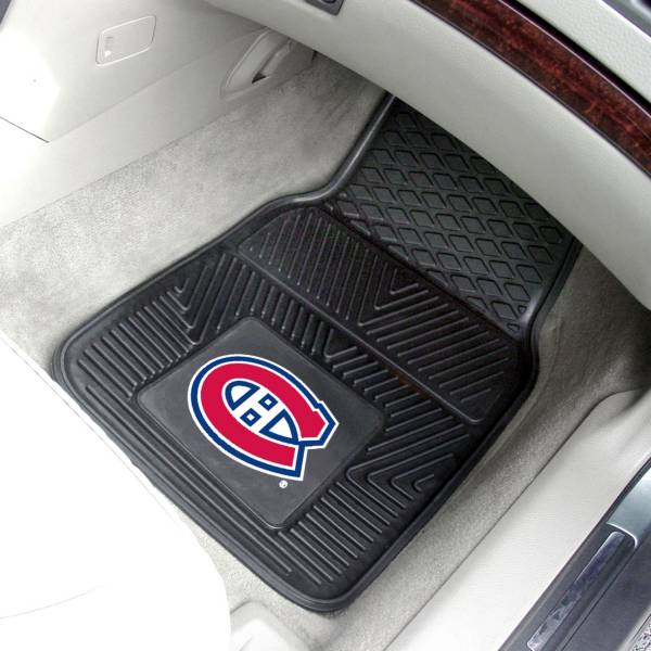 FANMATS Montreal Canadiens Two Piece Heavy Duty Vinyl Car Mat Set