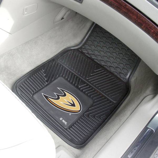 FANMATS Anaheim Ducks Two Piece Heavy Duty Vinyl Car Mat Set