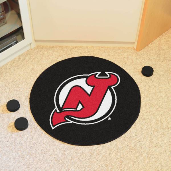 New Jersey Devils Puck Mat