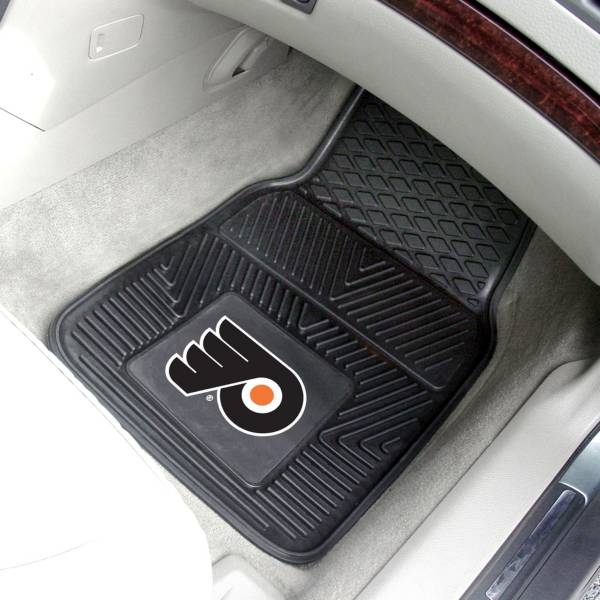 FANMATS Philadelphia Flyers Two Piece Heavy Duty Vinyl Car Mat Set