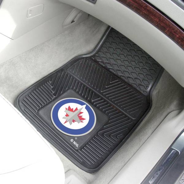 FANMATS Winnipeg Jets 2 Piece Heavy Duty Vinyl Car Mat Set