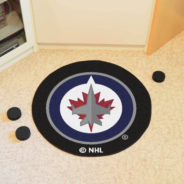 FANMATS Winnipeg Jets Puck Mat