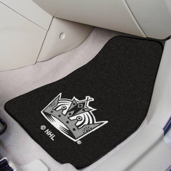 Los Angeles Kings Two Piece Printed Carpet Car Mat Set