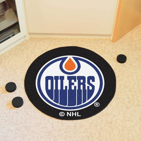 FANMATS Edmonton Oilers Puck Mat