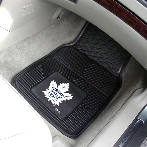 Toronto Maple Leafs Two Piece Heavy Duty Vinyl Car Mat Set