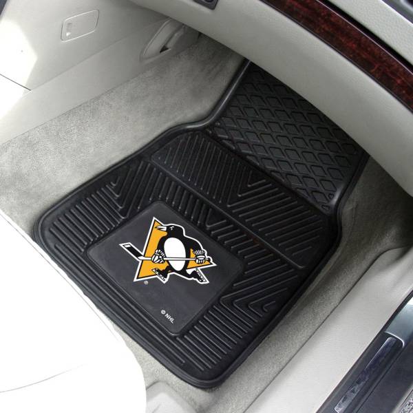 FANMATS Pittsburgh Penguins Two Piece Heavy Duty Vinyl Car Mat Set