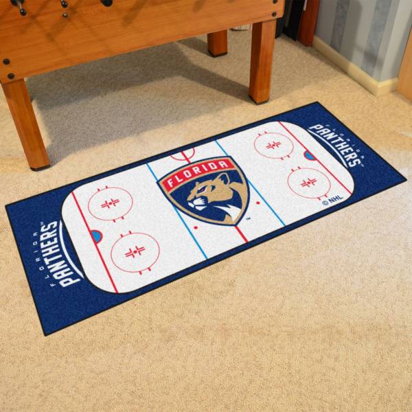 Florida Panthers Two Piece Heavy Duty Vinyl Car Mat Set