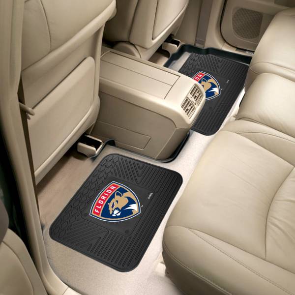 FANMATS Florida Panthers Two Pack Backseat Utility Mats