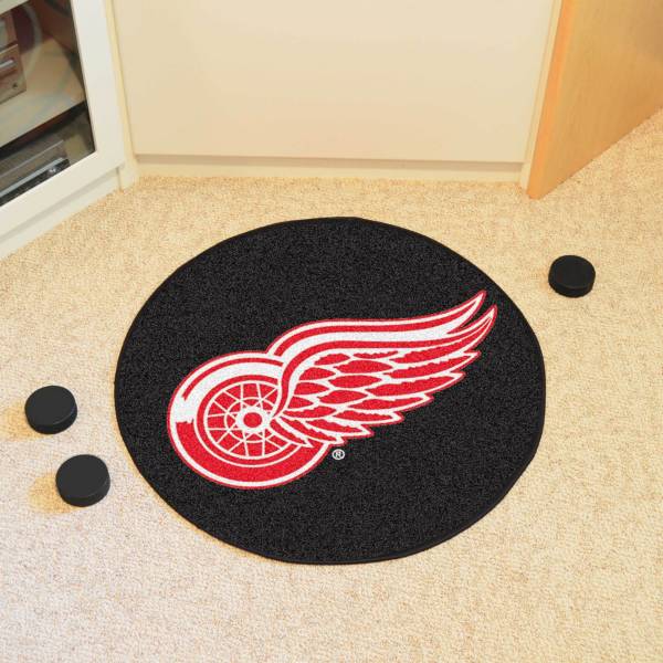 FANMATS Detroit Red Wings Puck Mat