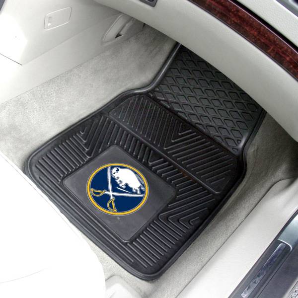 FANMATS Buffalo Sabres Two Piece Heavy Duty Vinyl Car Mat Set
