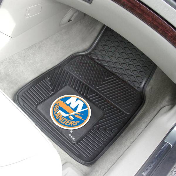 New York Islanders Two Piece Heavy Duty Vinyl Car Mat Set