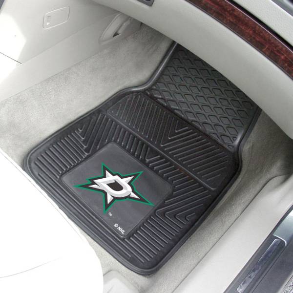 FANMATS Dallas Stars 2 Piece Heavy Duty Vinyl Car Mat Set