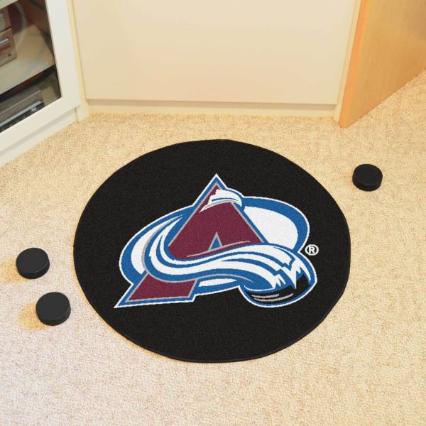 FANMATS Colorado Avalanche Puck Mat