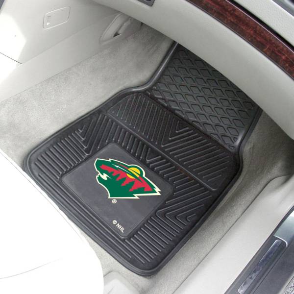 FANMATS Minnesota Wild Two Piece Heavy Duty Vinyl Car Mat Set