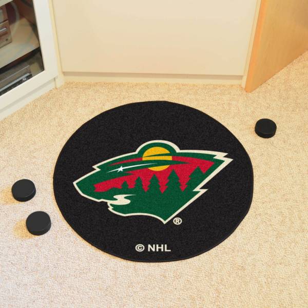 FANMATS Minnesota Wild Puck Mat