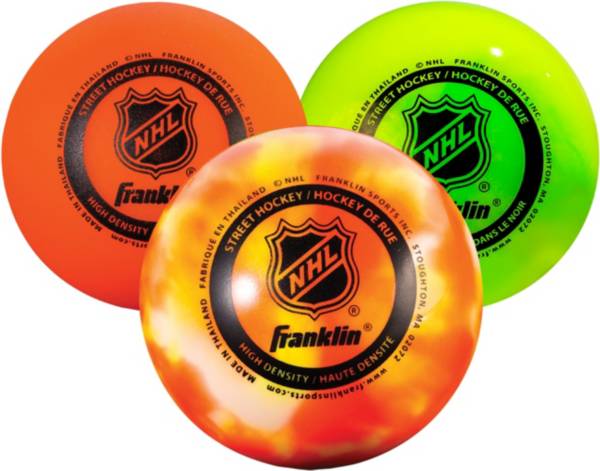 Franklin NHL Street Hockey Balls Combo Pack – 3 Pack