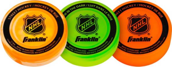 Franklin NHL Street Hockey Puck Combo Pack – 3 Pack