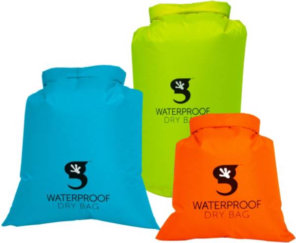 geckobrands Waterproof Compression Dry Bags- 3 Pack